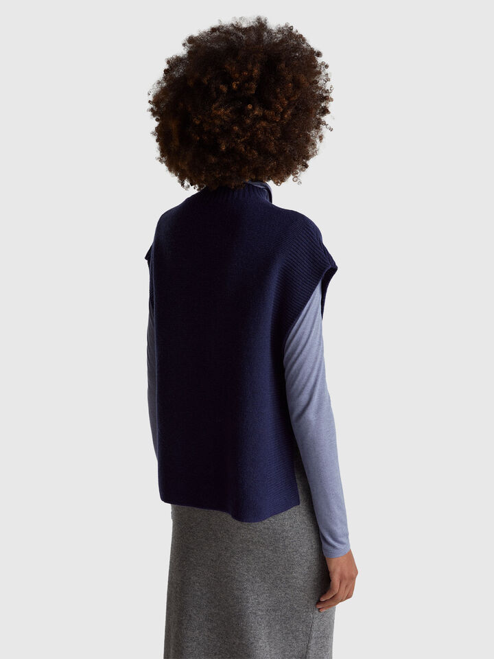 SLEEVELESS SWEATER Women image number 2